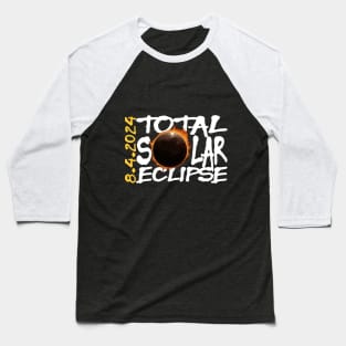 Total solar eclipse 2024 style 1 Baseball T-Shirt